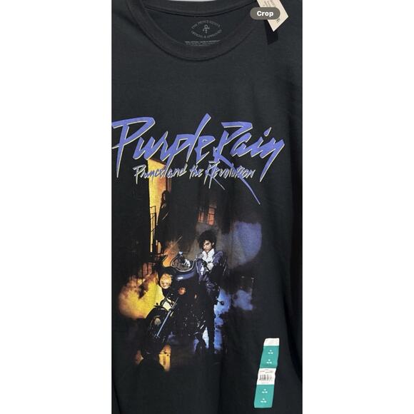 Prince and The Revolution Purple Rain T Shirt XL Black 80’s Music Band Pop Rock - Picture 3 of 9